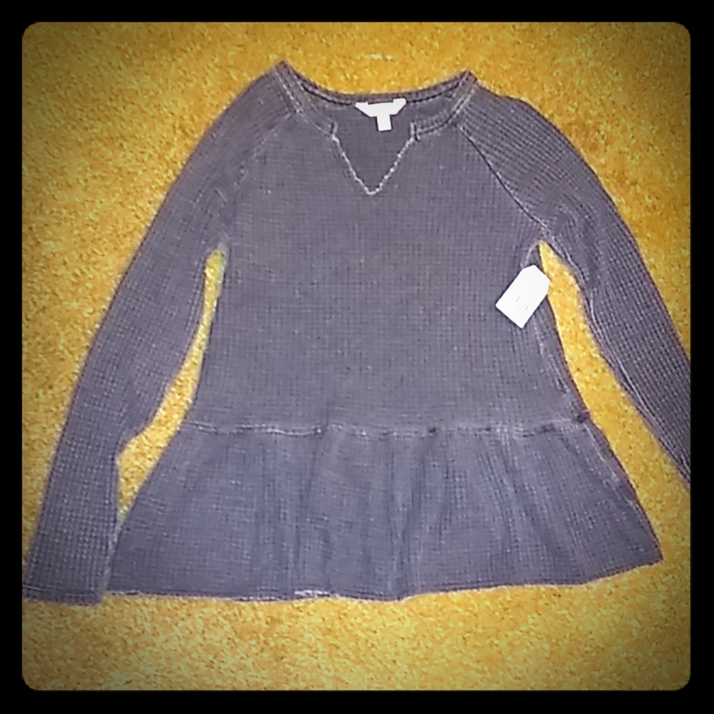 Lace Bottom long sleeve